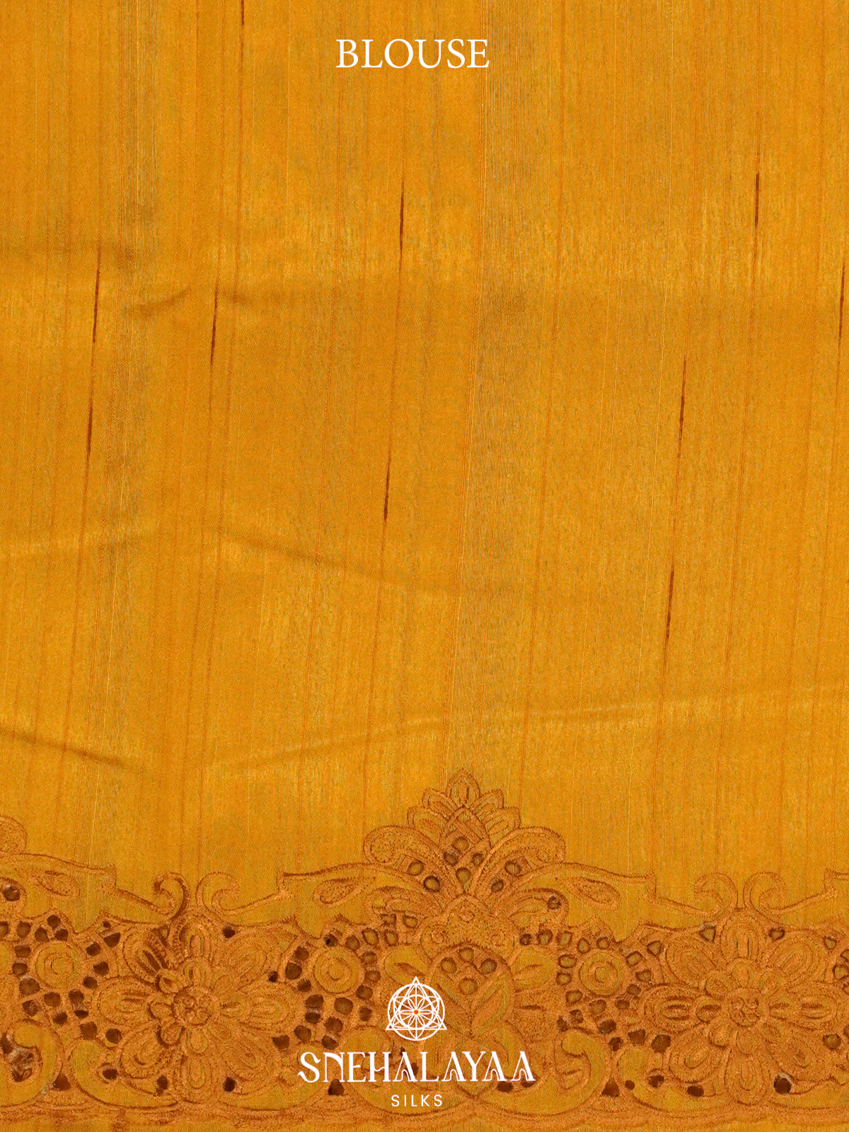 Mango Yellow  Raw Silk Saree