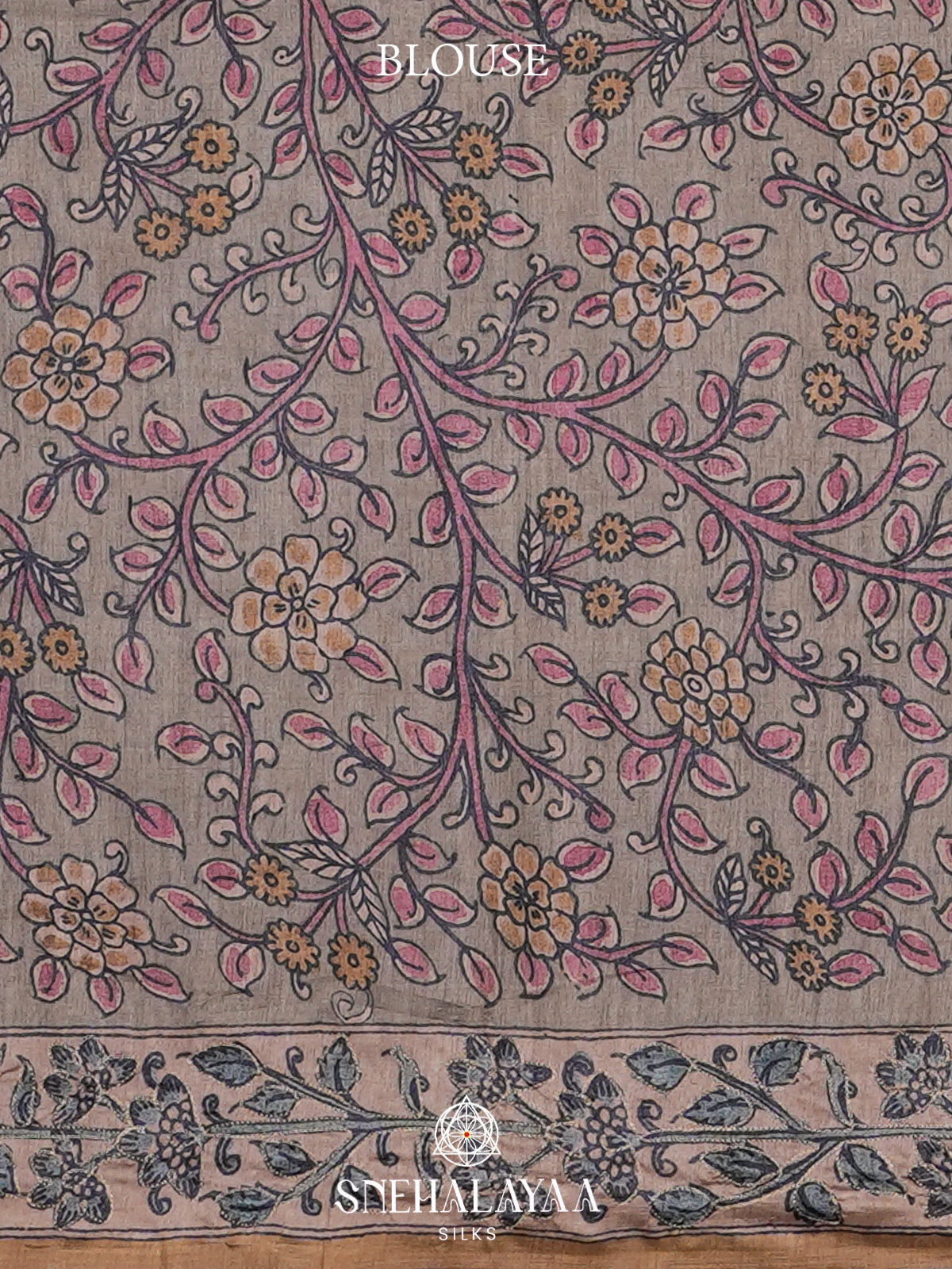 Wine Red  Tussar Saree