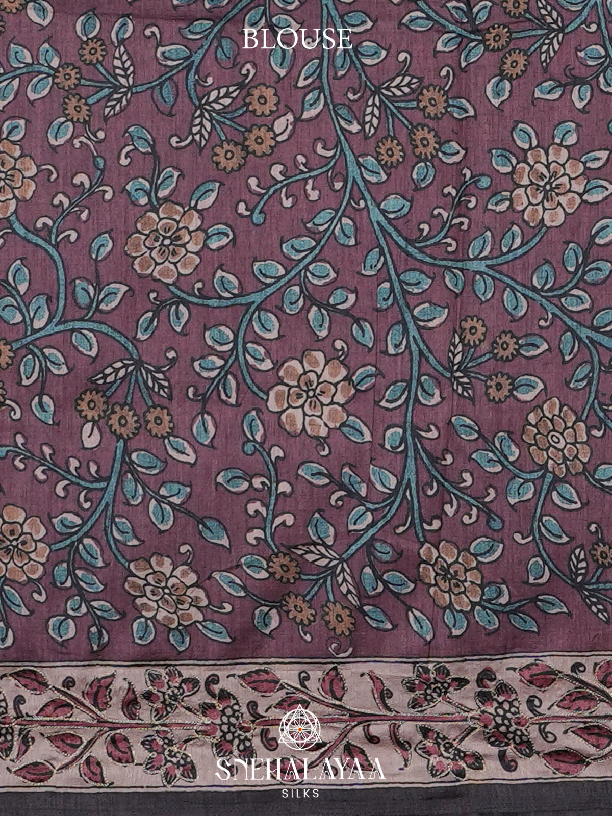 Teal Green  Tussar Saree