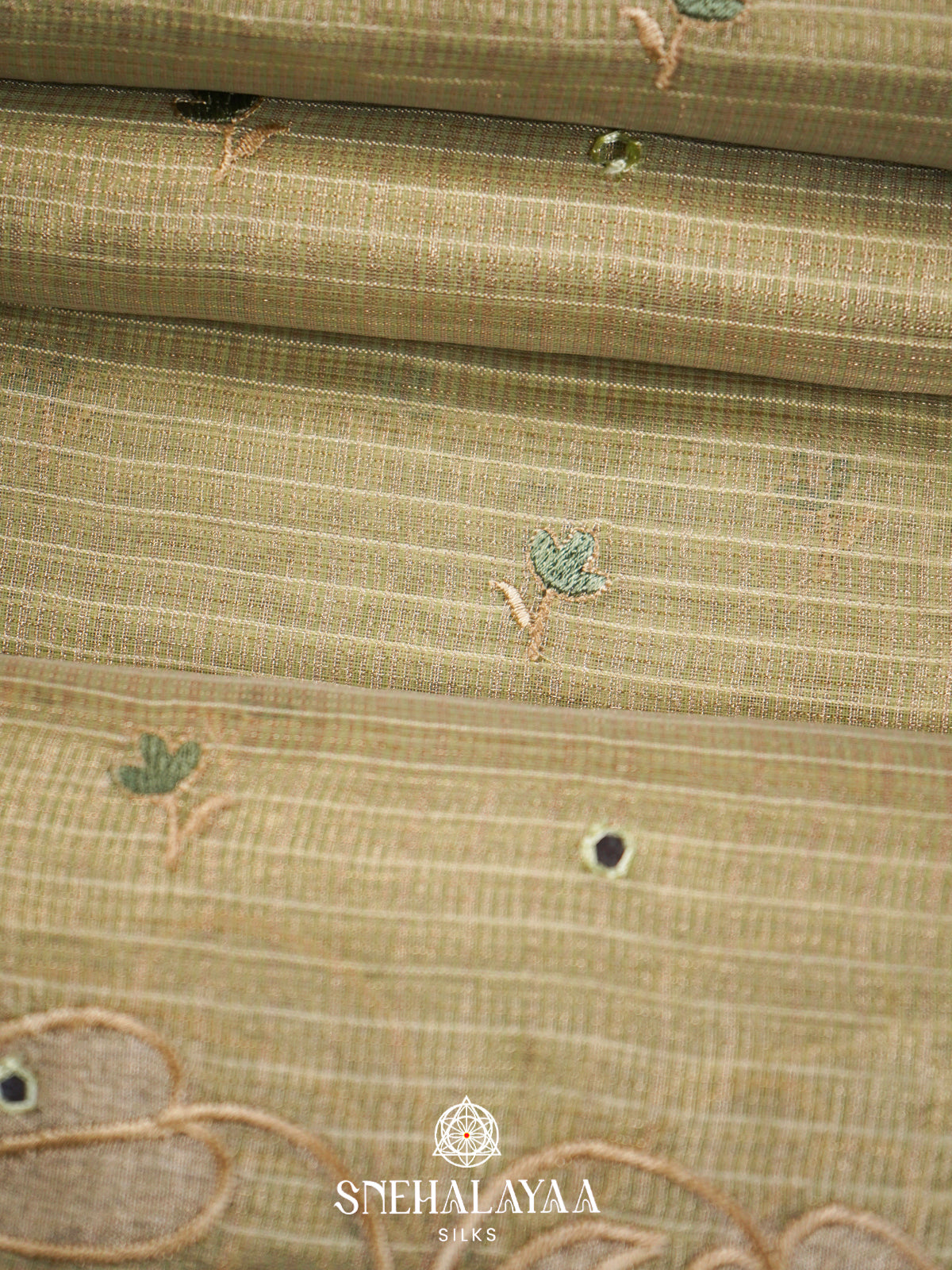 Pastel Green Kota Saree