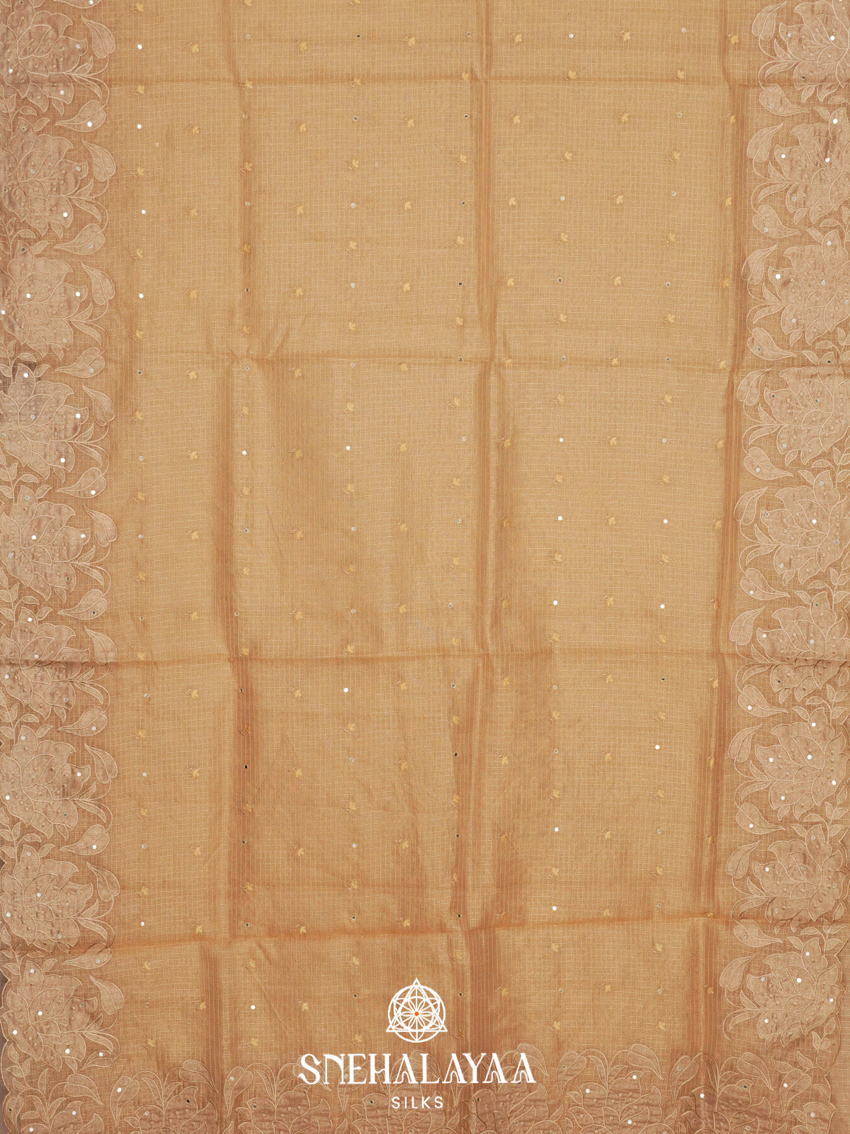 Pale Yellow  Kota Saree