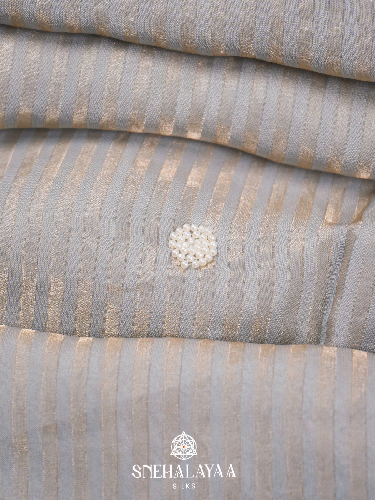 Grey  Designer Saree