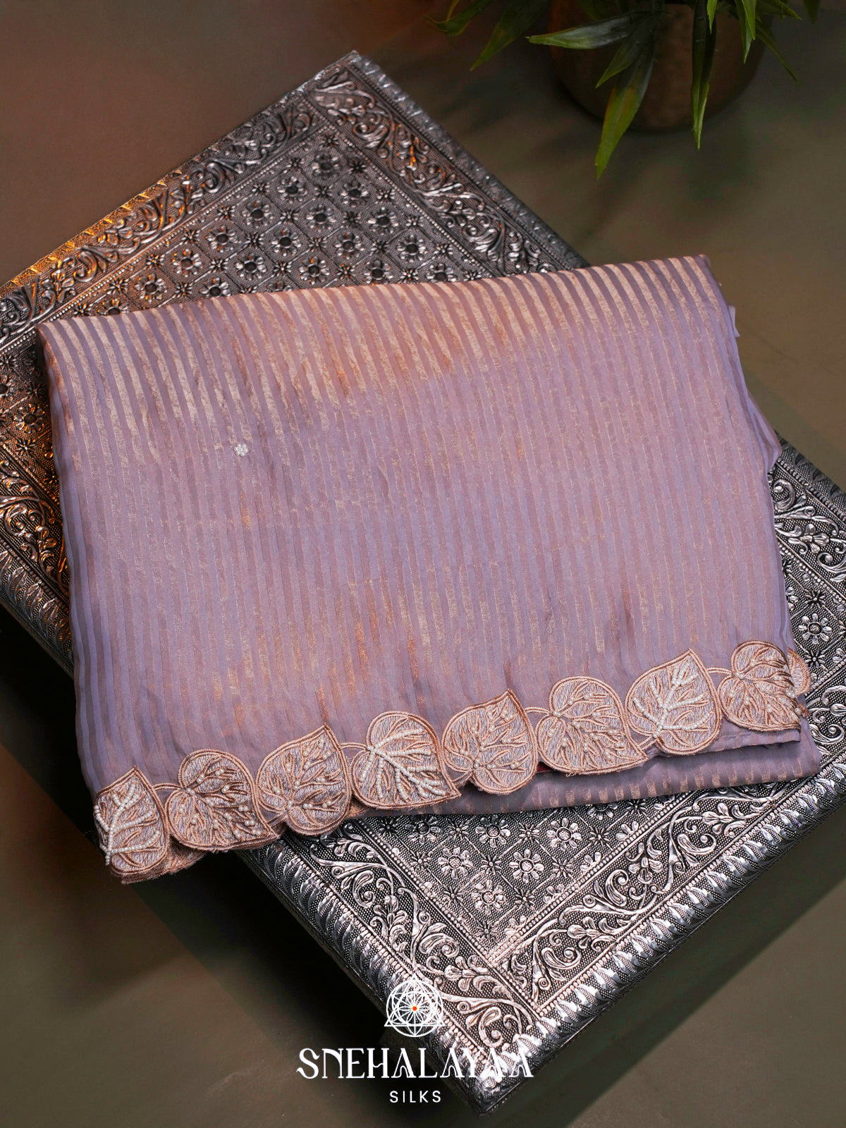 Lilac  Designer Saree