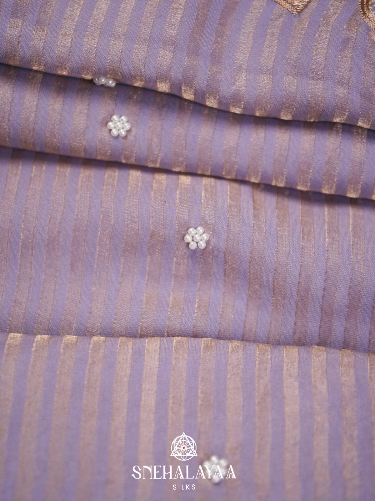 Lilac  Designer Saree
