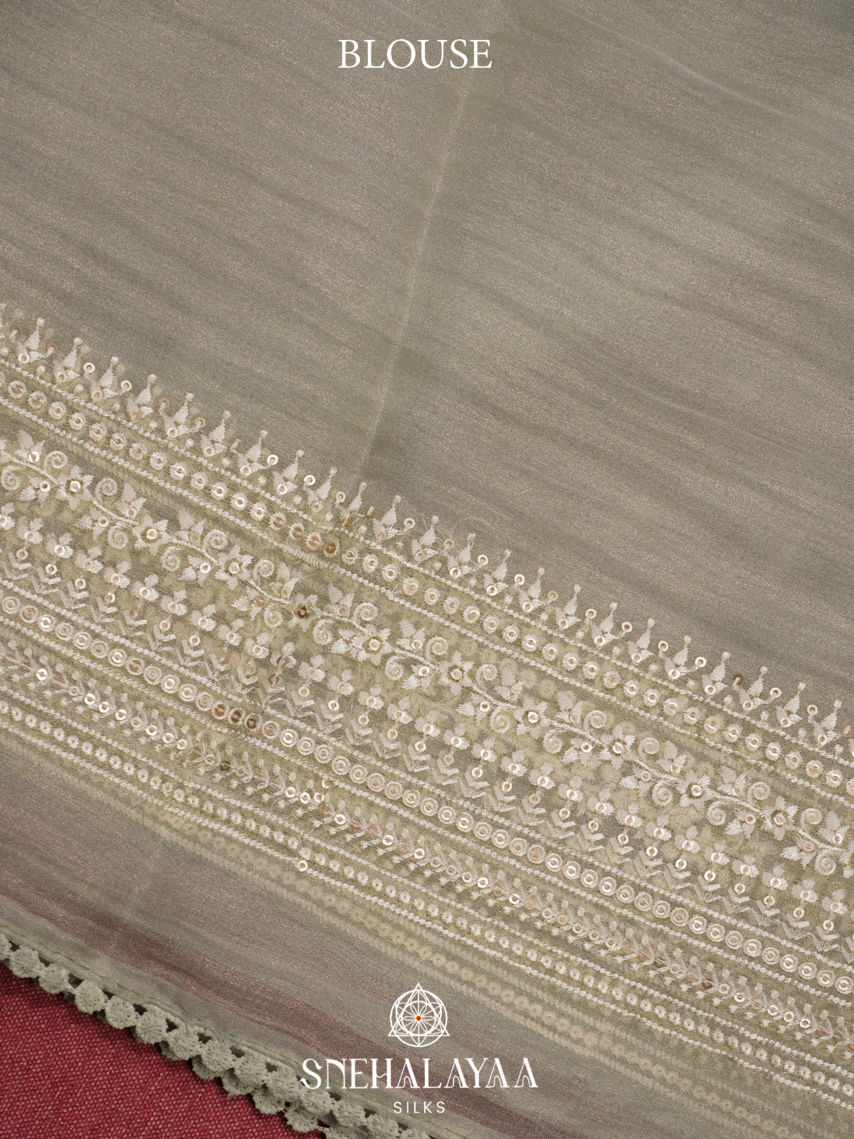 Grey Designer Saree