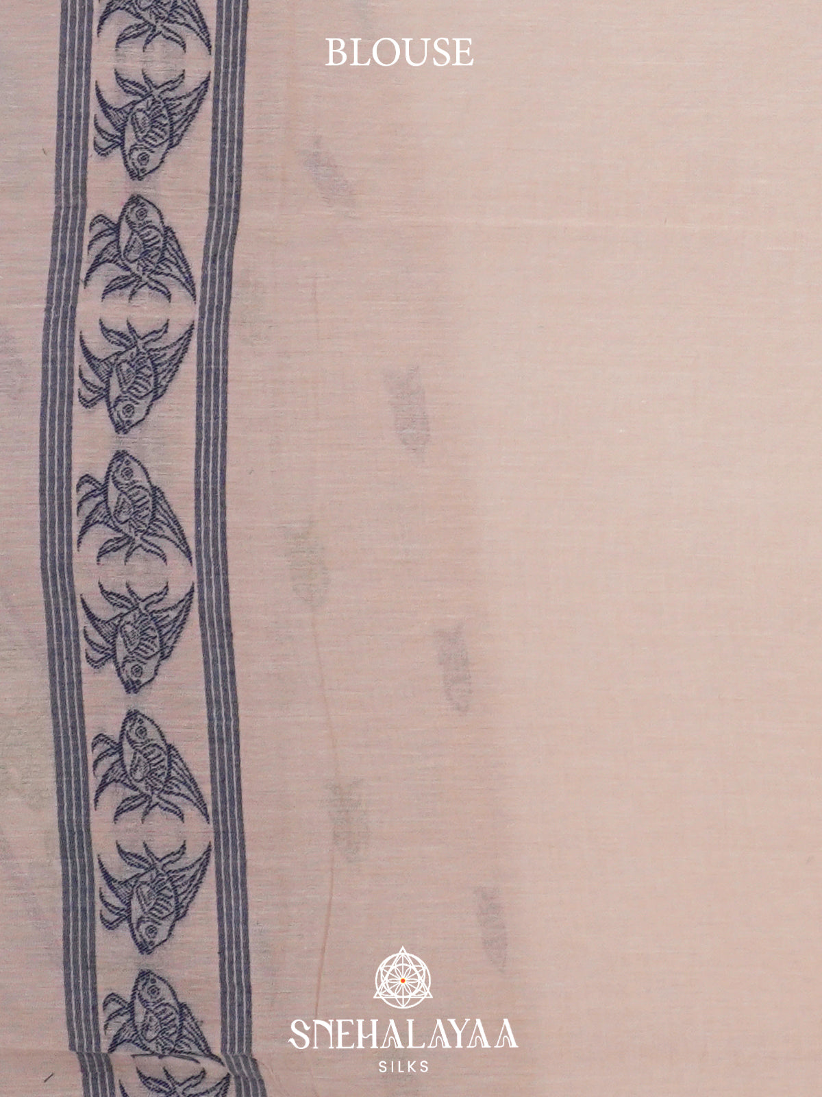 Off White  Bengal Cotton Saree