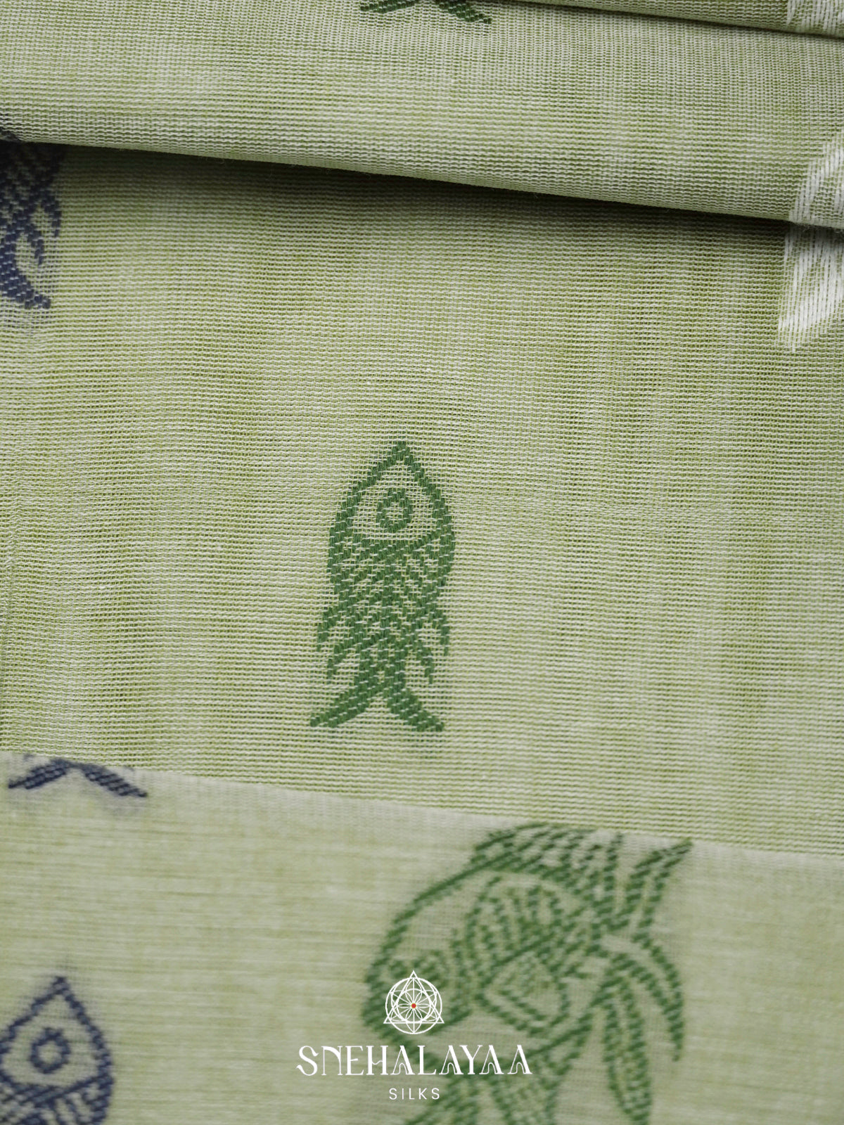 Green  Bengal Cotton Saree