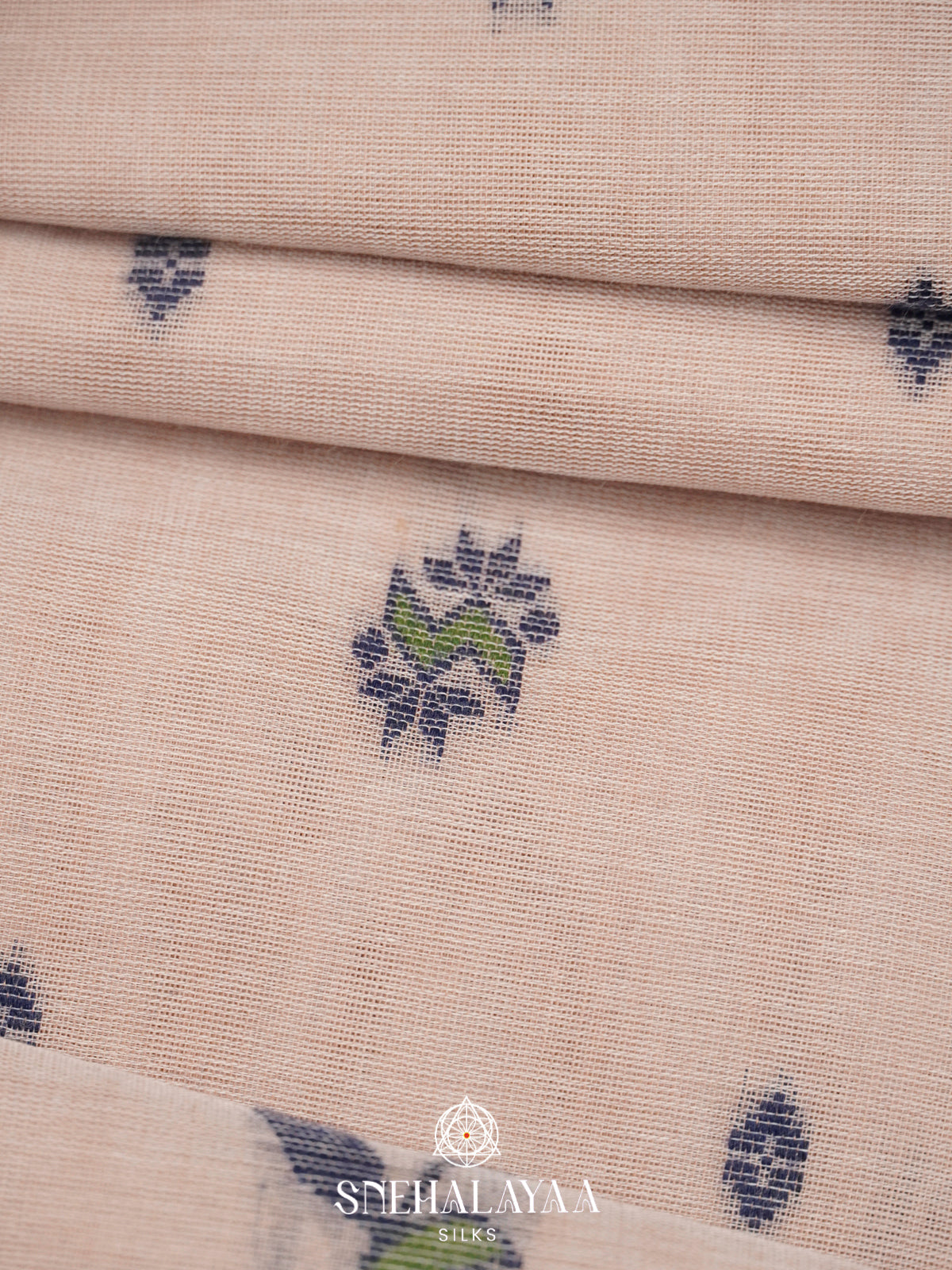 Off White  Bengal Cotton Saree