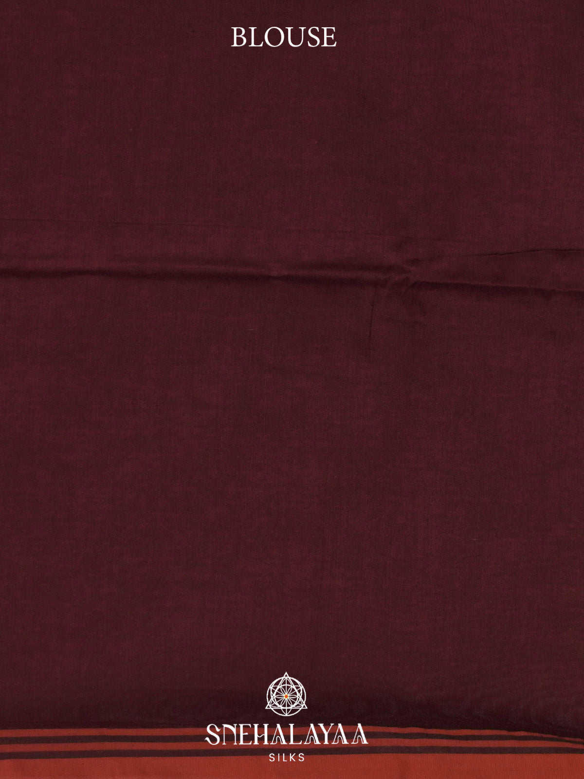 Maroon Khadi Cotton Saree