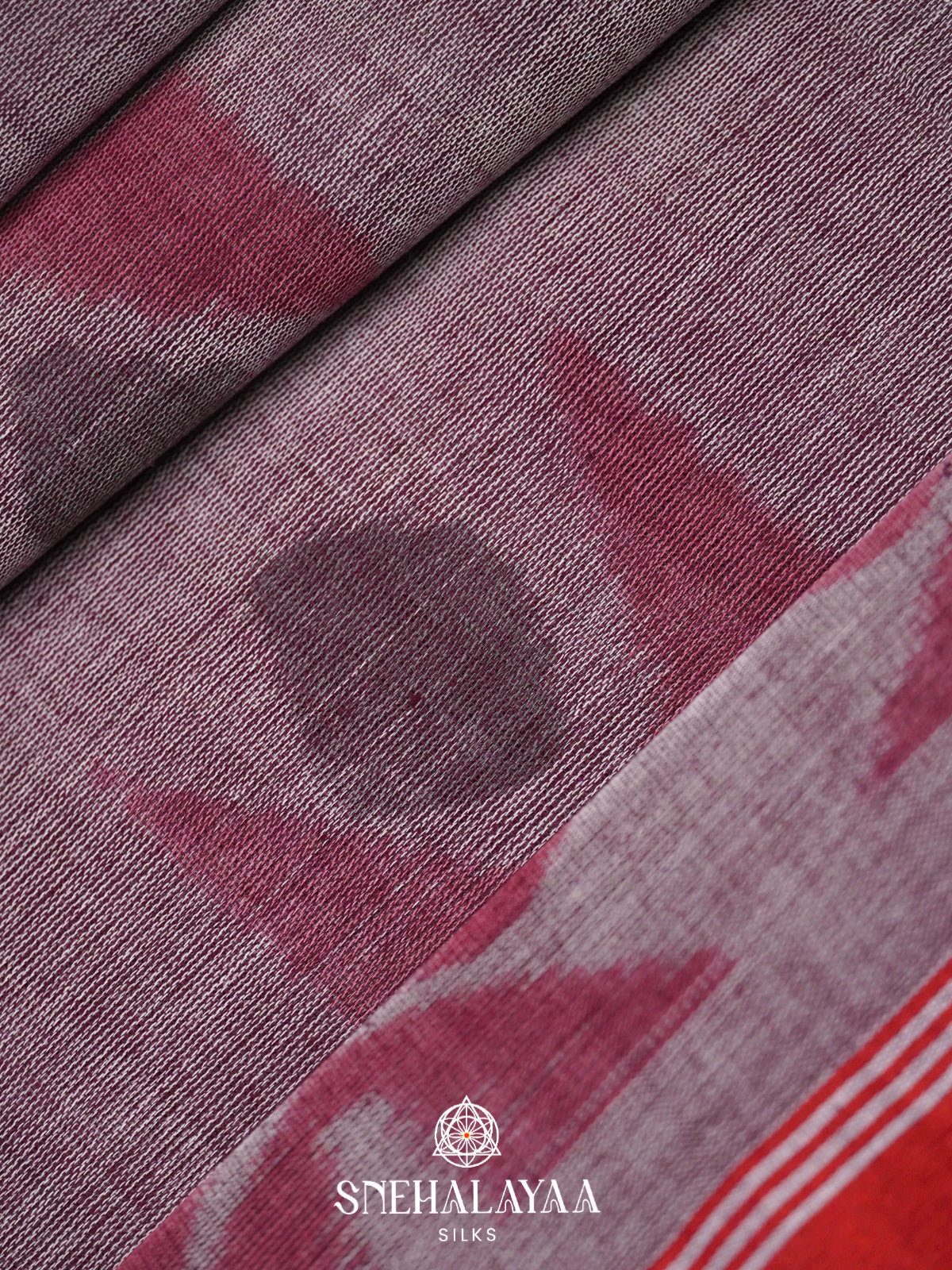 Grey Khadi Cotton Saree