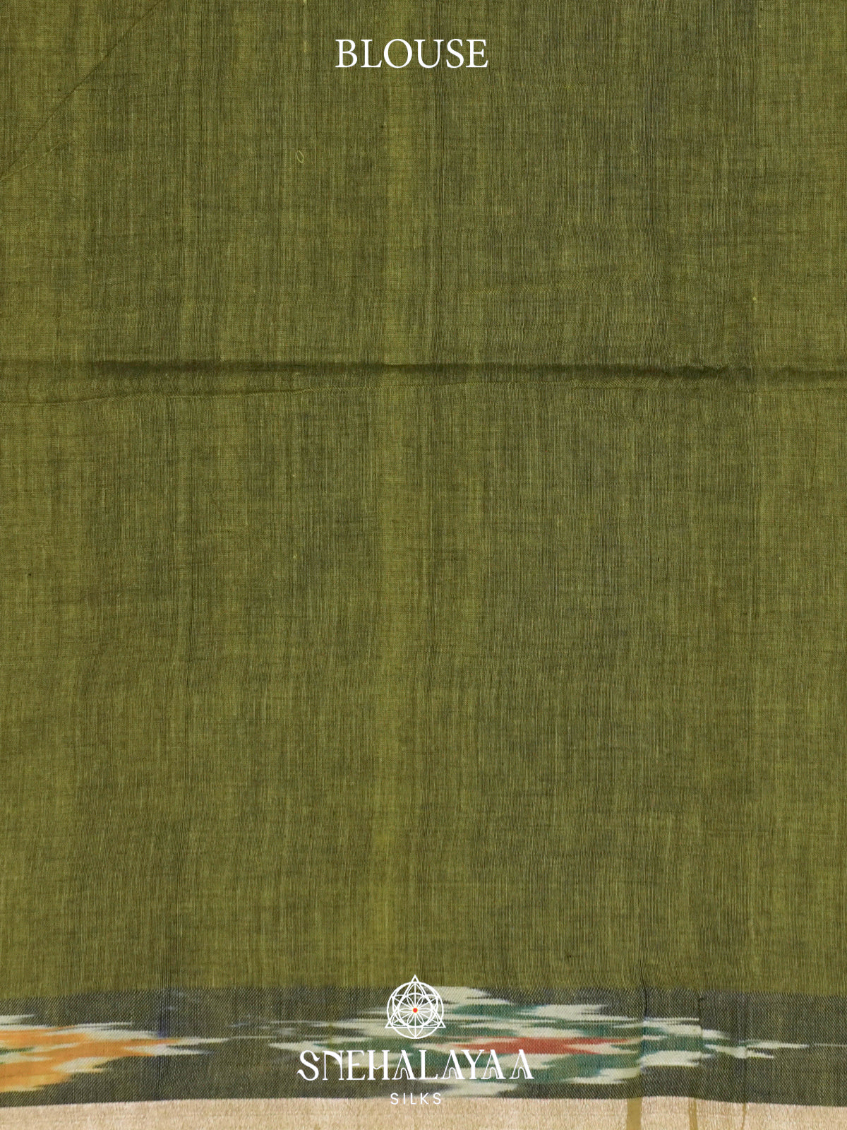 Green Khadi Cotton Saree
