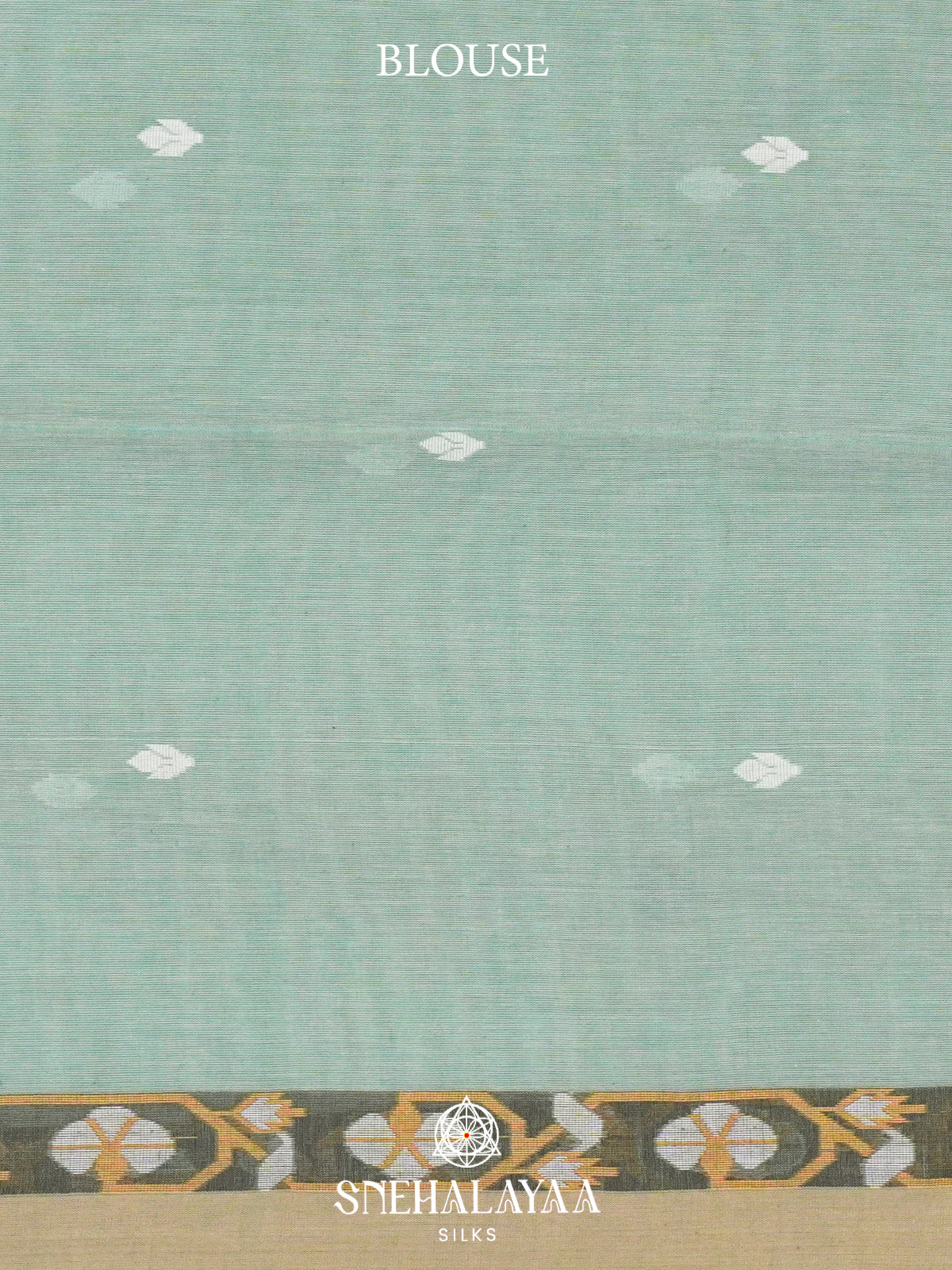 Pastel Green Khadi Cotton Saree
