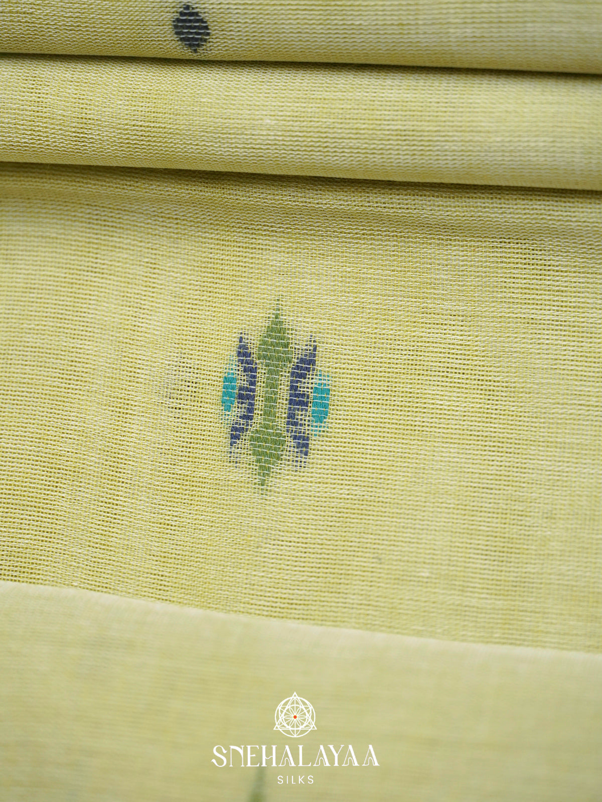 Pista Green  Bengal Cotton Saree