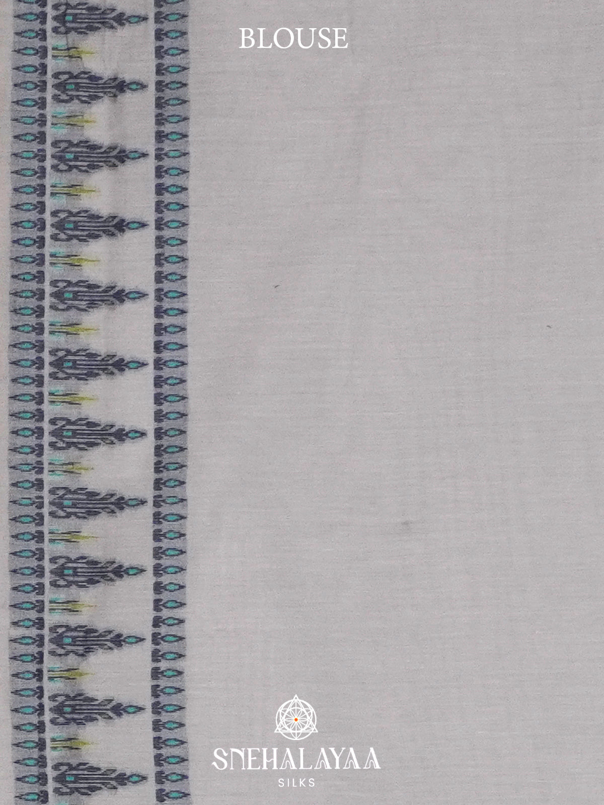 Grey  Bengal Cotton Saree