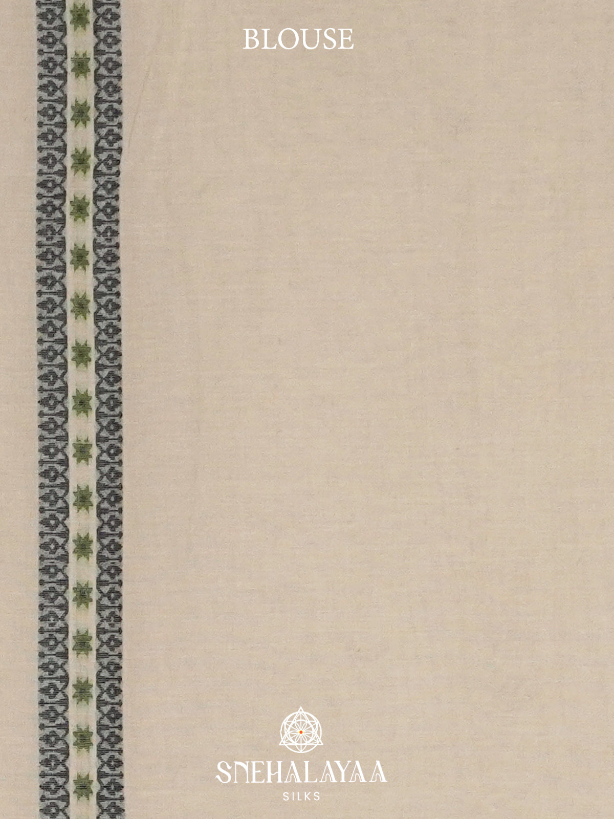 Beige  Bengal Cotton Saree