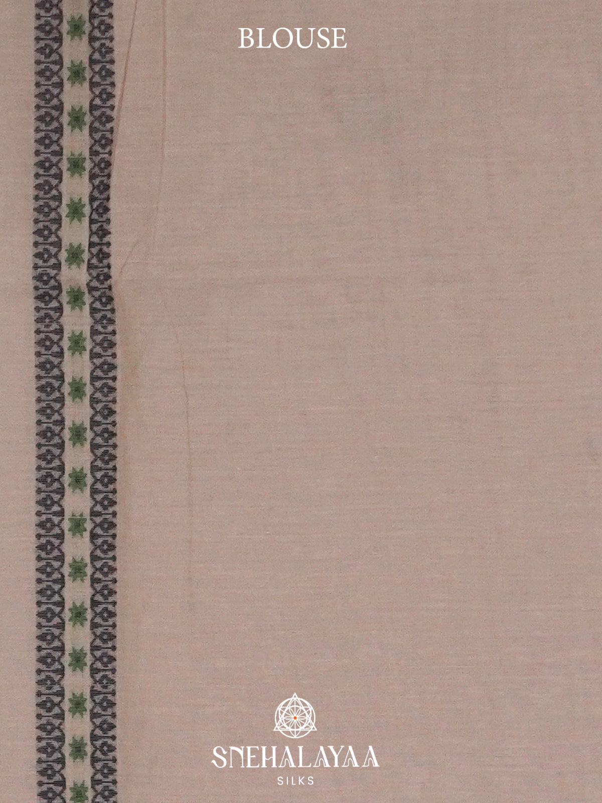 Beige  Bengal Cotton Saree