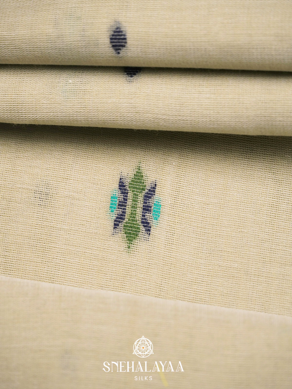 Pale Green  Bengal Cotton Saree