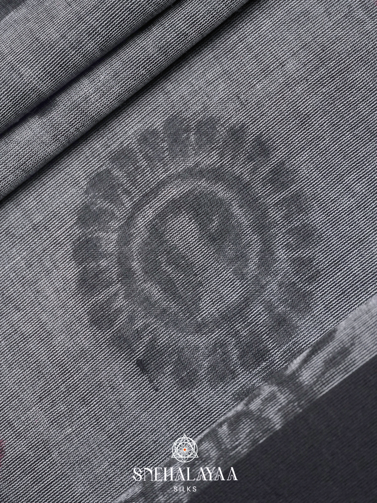 Grey Khadi Cotton Saree