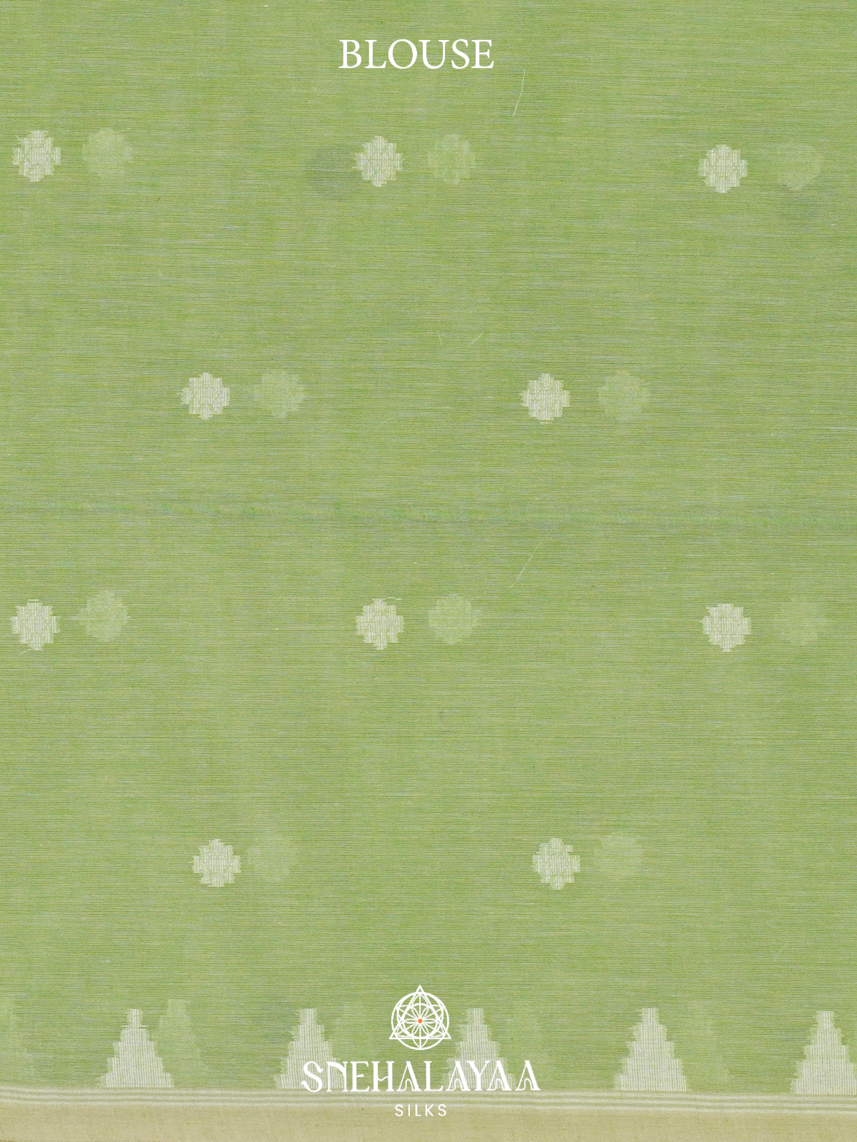 Green Khadi Cotton Saree