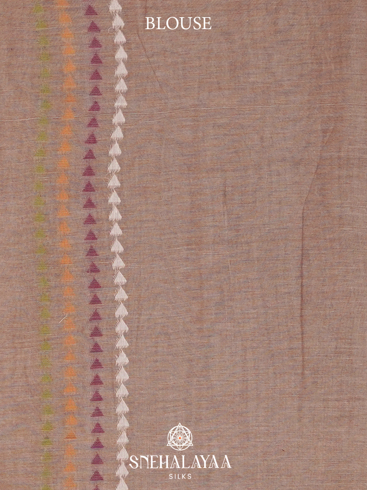 Brown  Bengal Cotton Saree