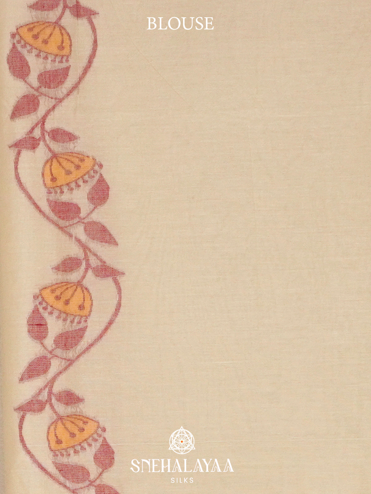 Pale Yellow  Bengal Cotton Saree
