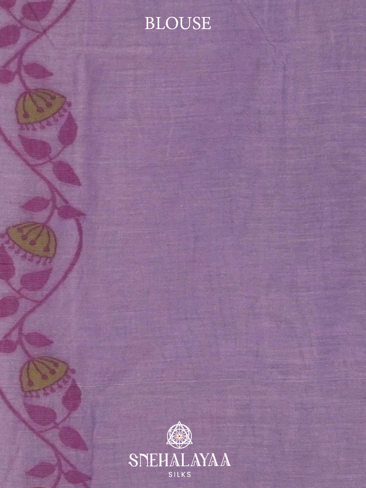 Lilac  Bengal Cotton Saree
