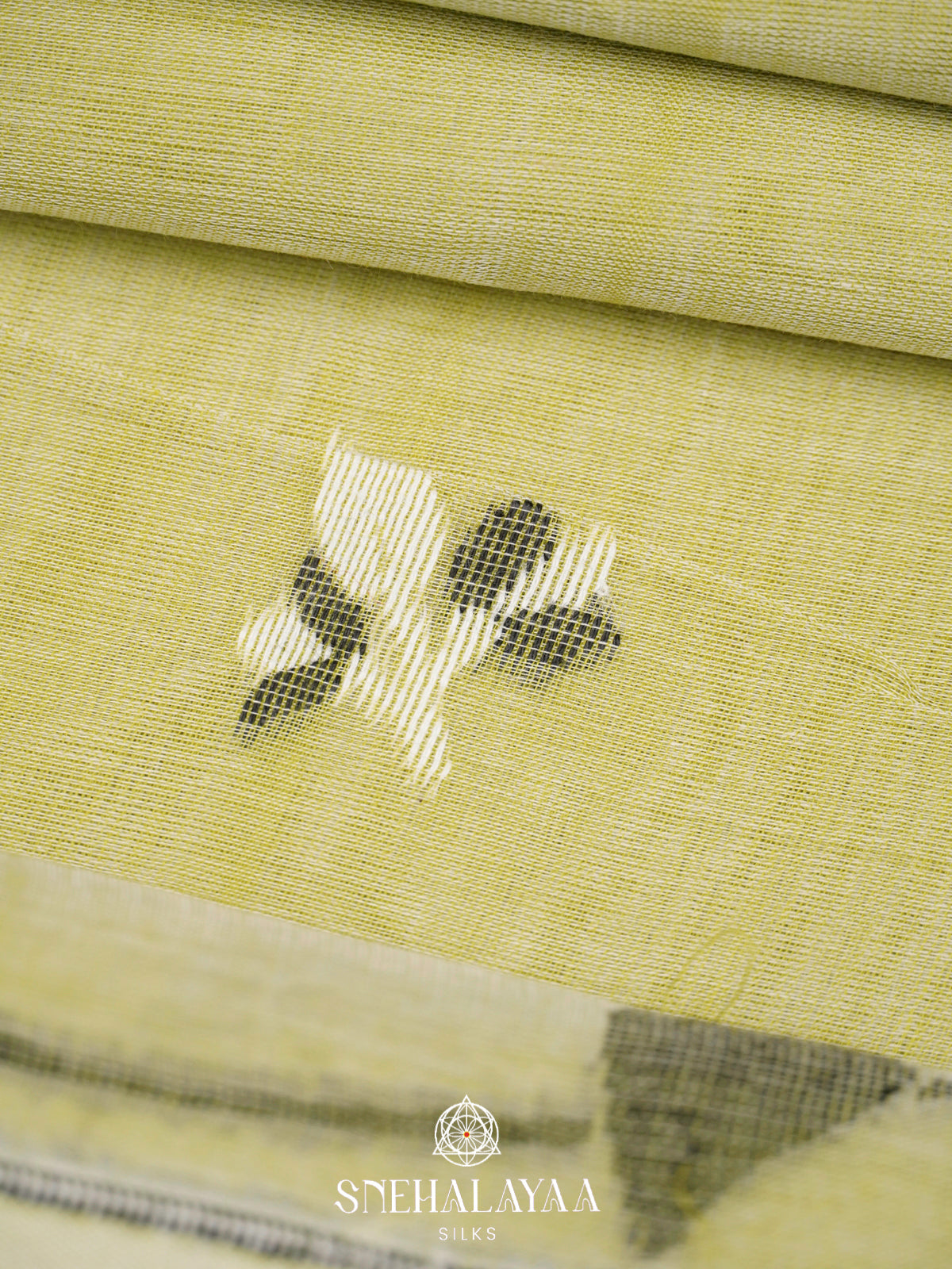 Yellow  Bengal Cotton Saree