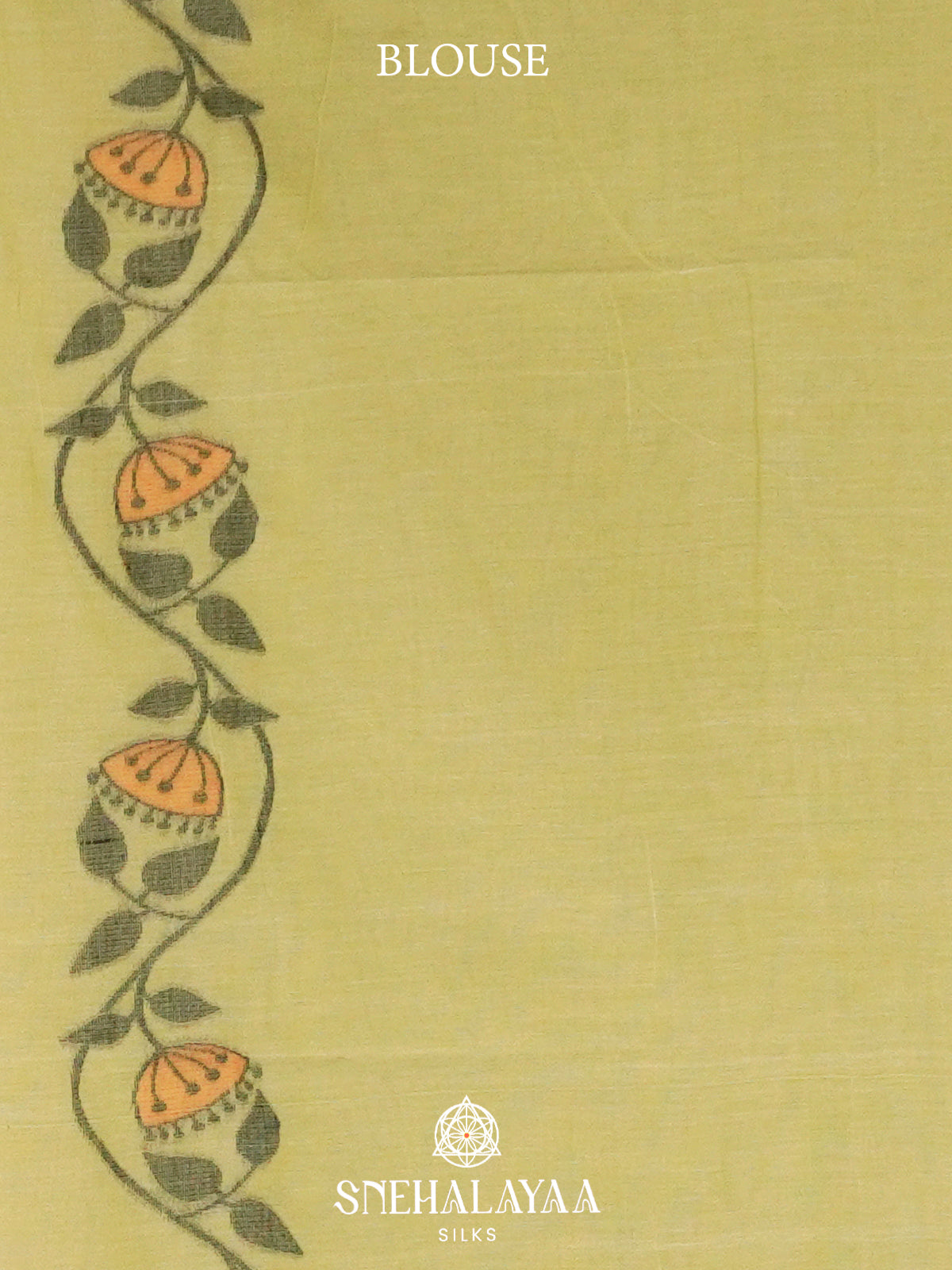 Yellow  Bengal Cotton Saree