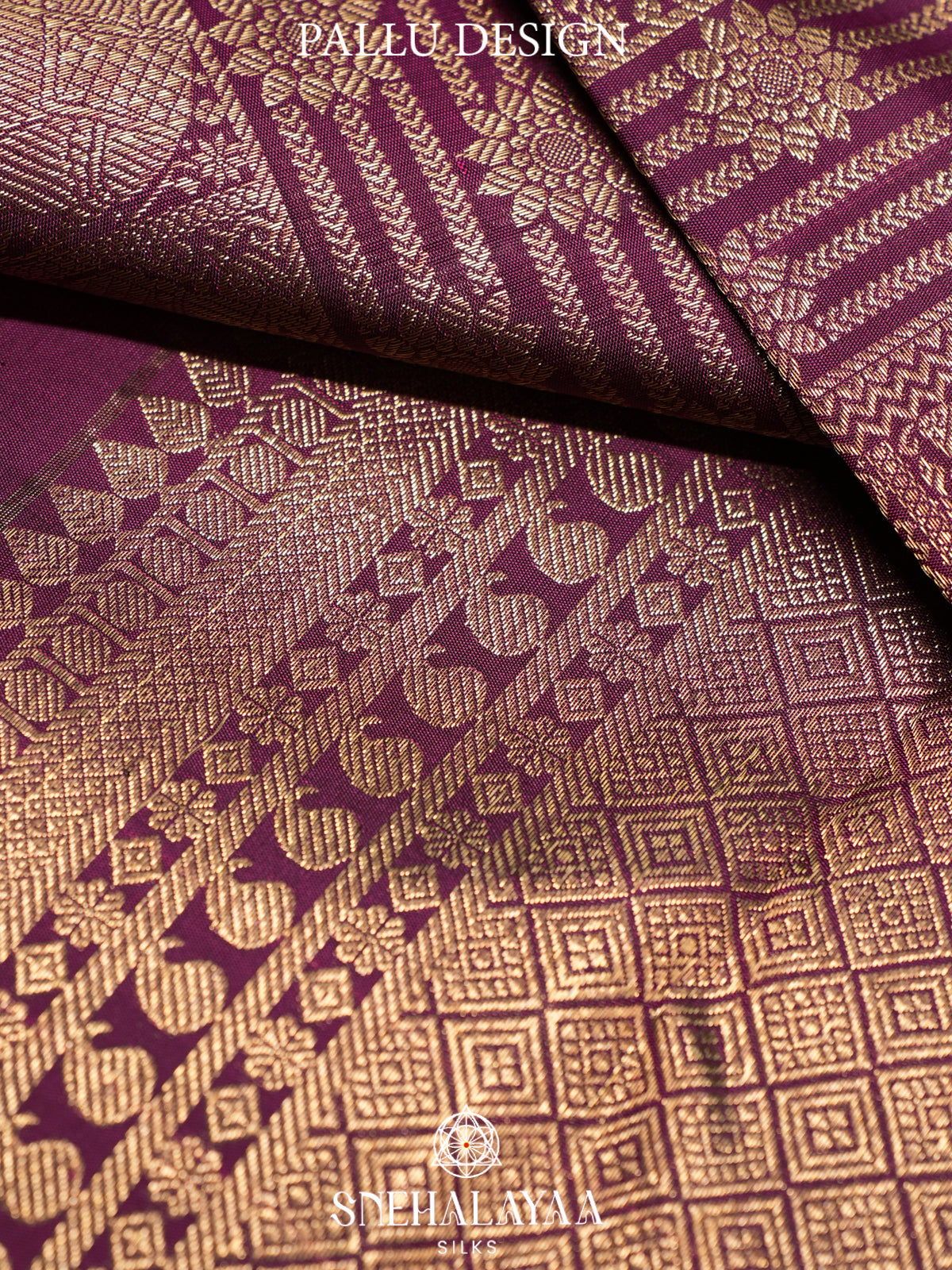 Purple Kanjivaram Silk Saree