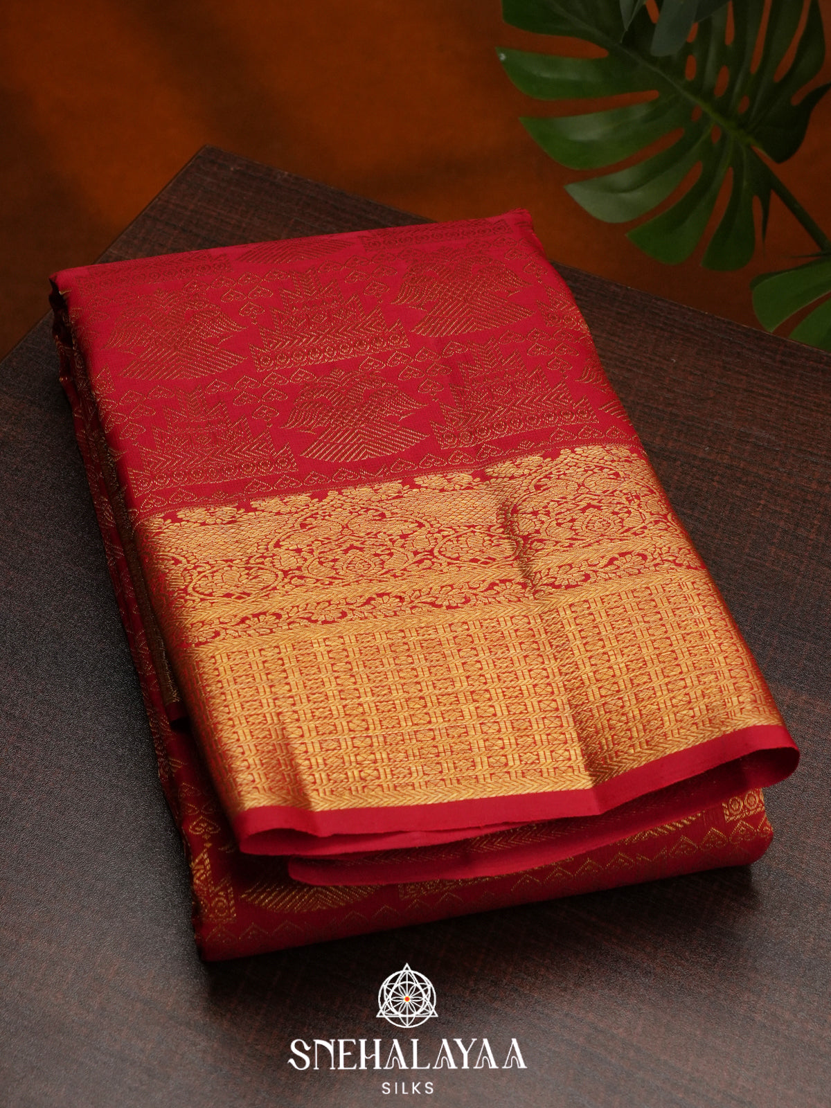 Red Kanjivaram Silk Saree