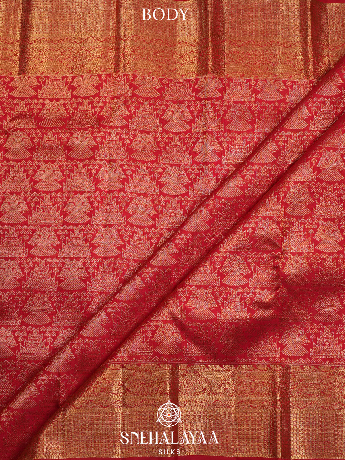 Red Kanjivaram Silk Saree