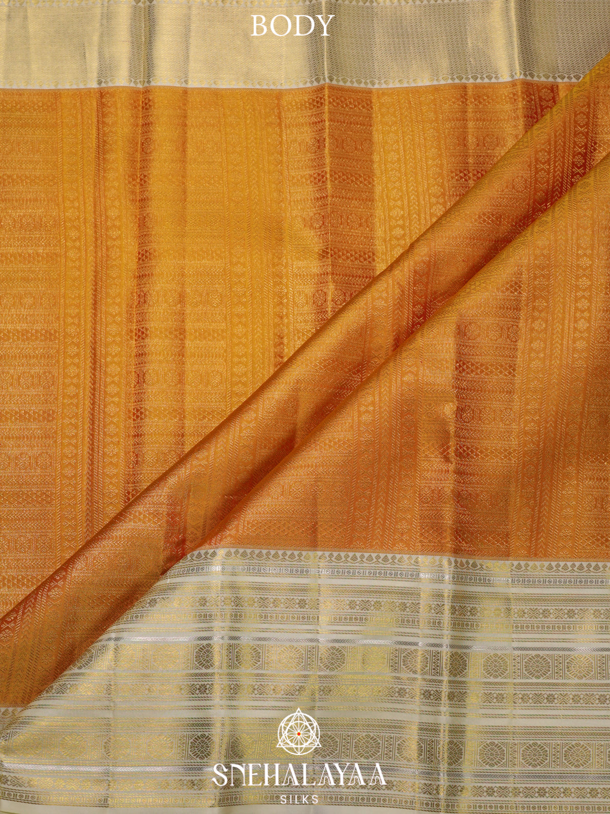 Yellow Tissue Kanjivaram Silk Saree
