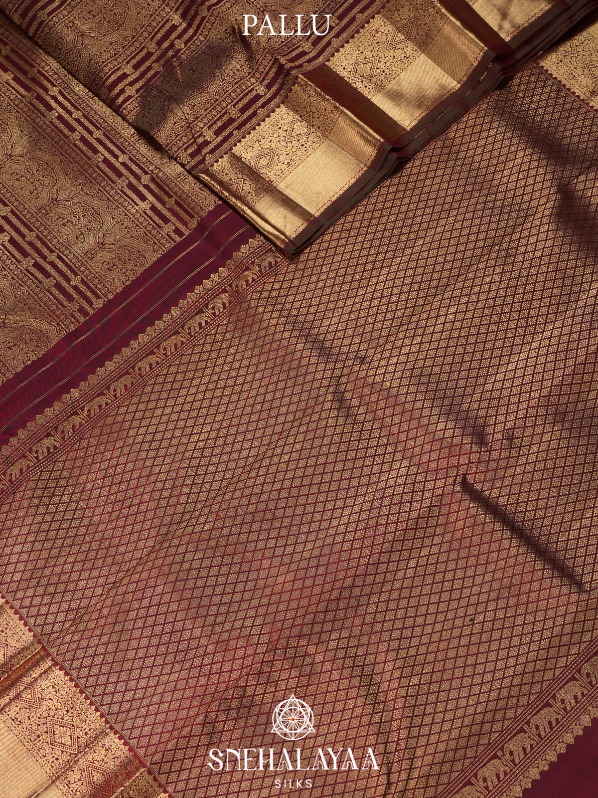Coffee Brown Kanjivaram Silk Saree