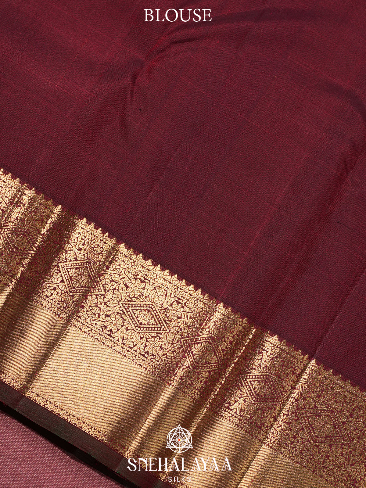 Coffee Brown Kanjivaram Silk Saree