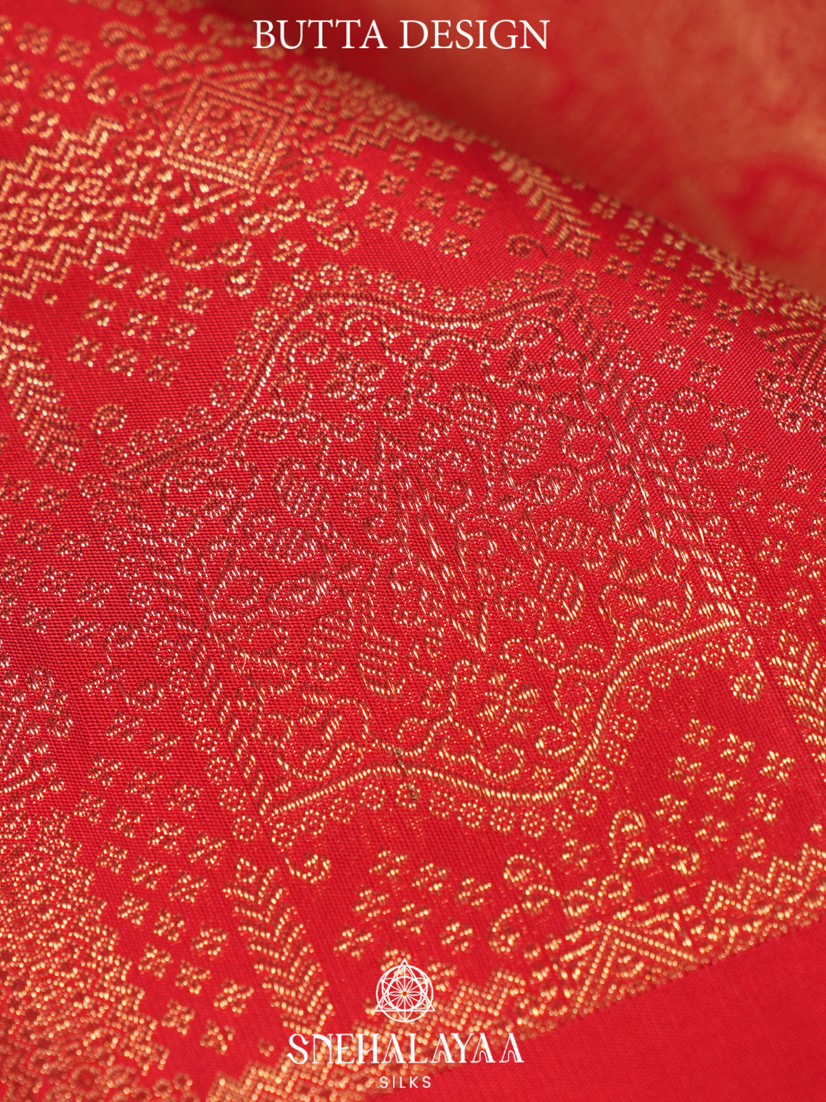 Ruby Red Kanjivaram Silk Saree