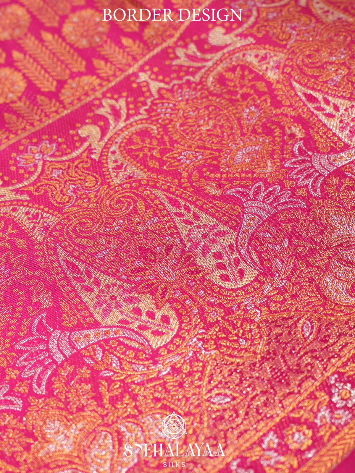 Pink Kanjivaram Silk Saree