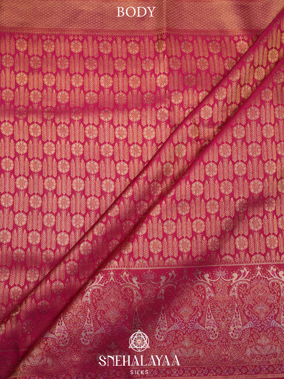 Pink Kanjivaram Silk Saree