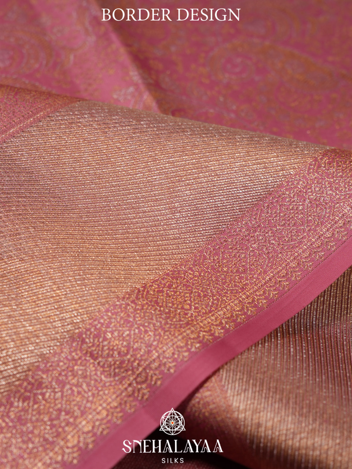 Baby Pink Tissue Kanjivaram Silk Saree