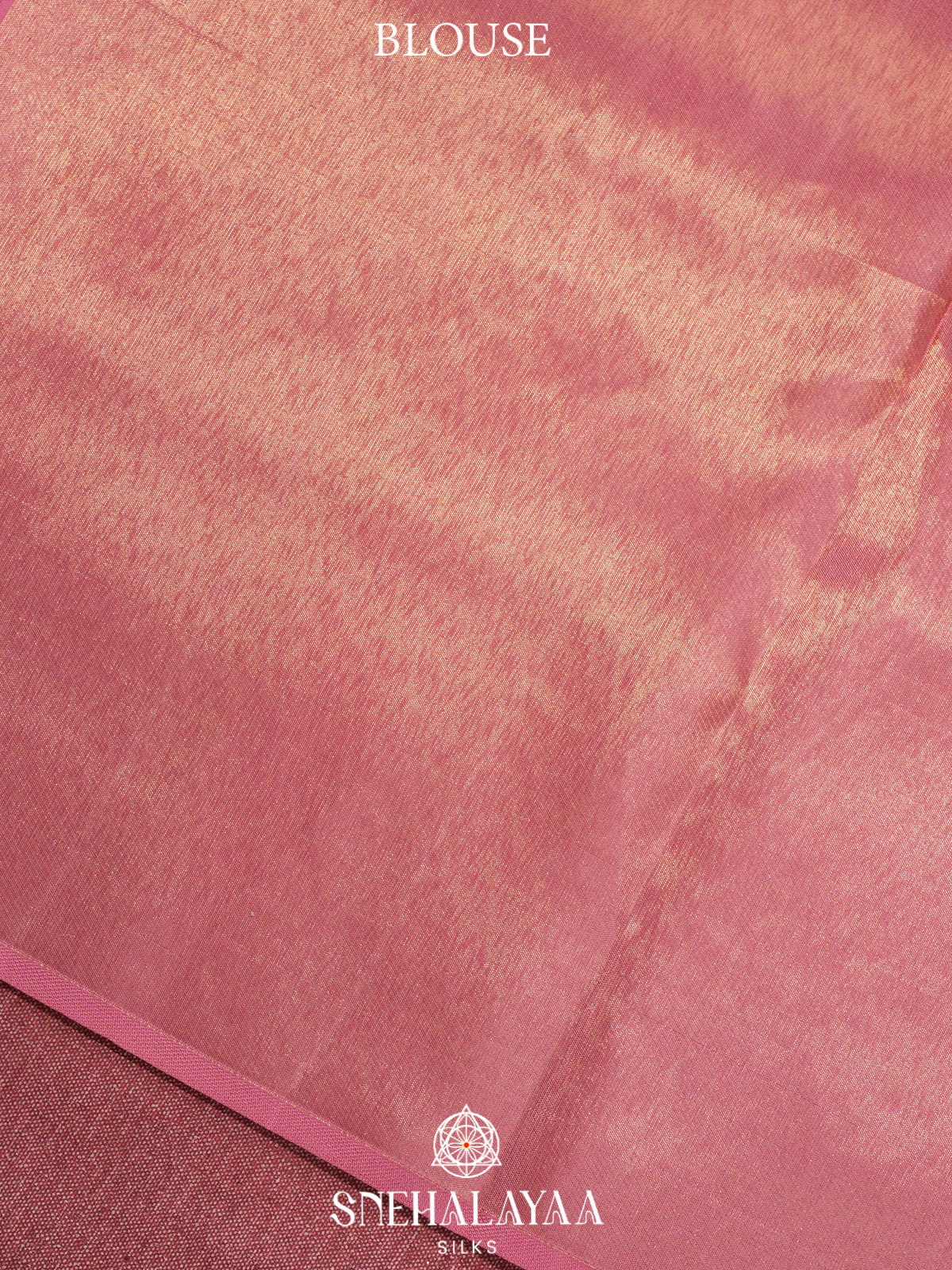 Baby Pink Tissue Kanjivaram Silk Saree