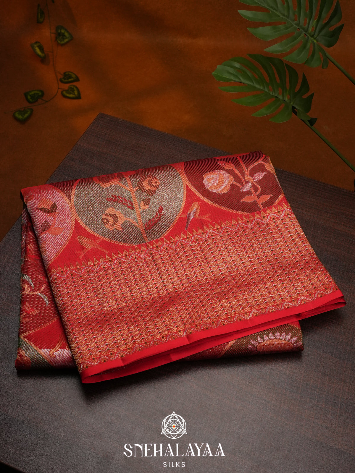 Red Kanjivaram Silk Saree