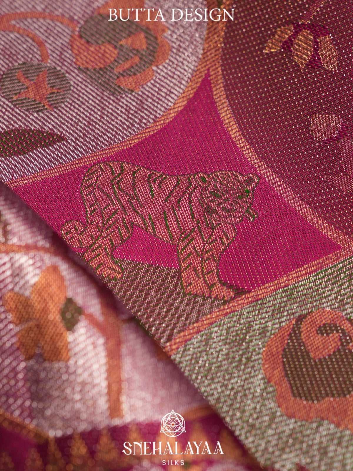 Pink Kanjivaram Silk Saree