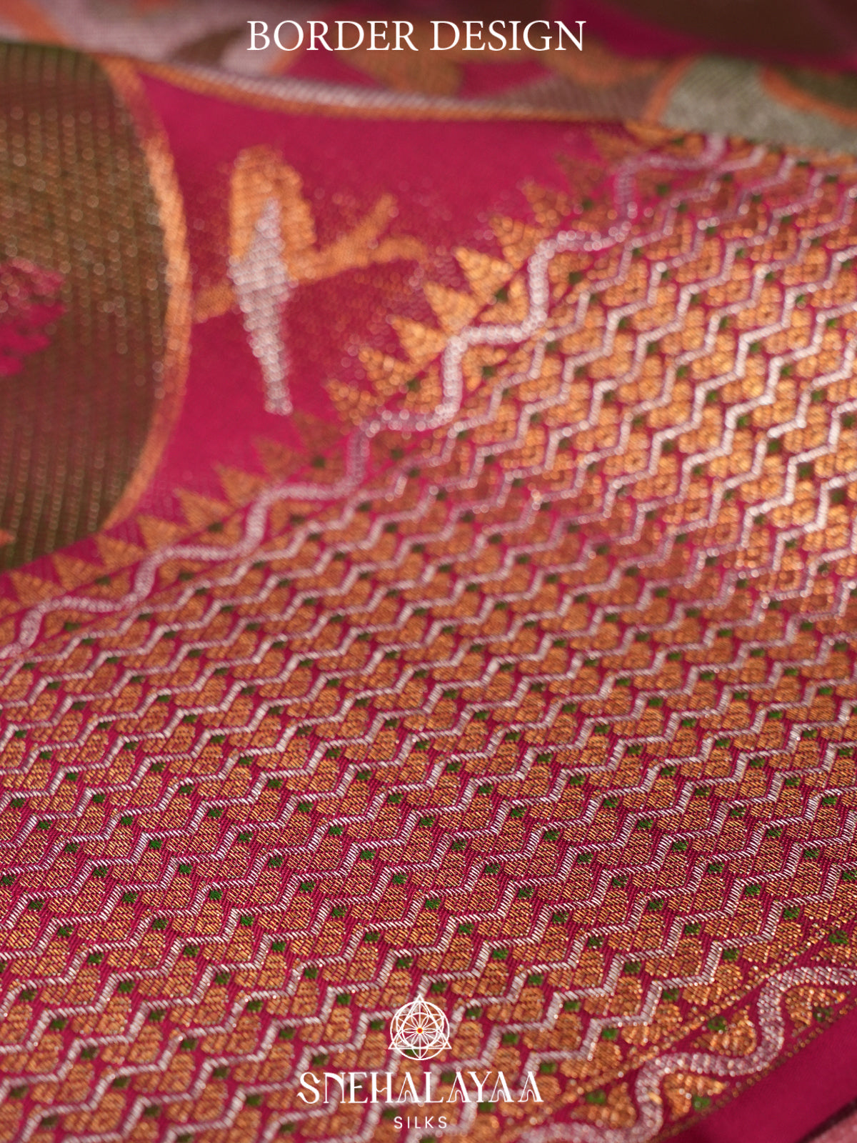 Pink Kanjivaram Silk Saree