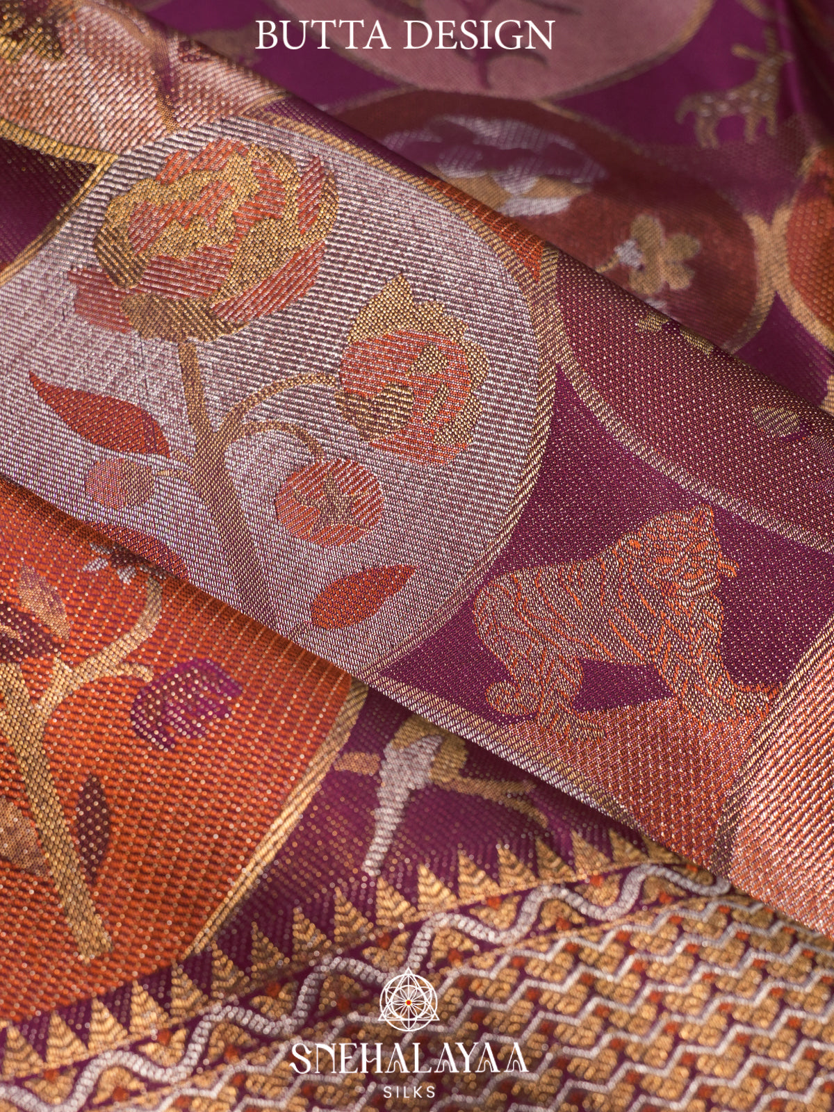 Magenta Kanjivaram Silk Saree