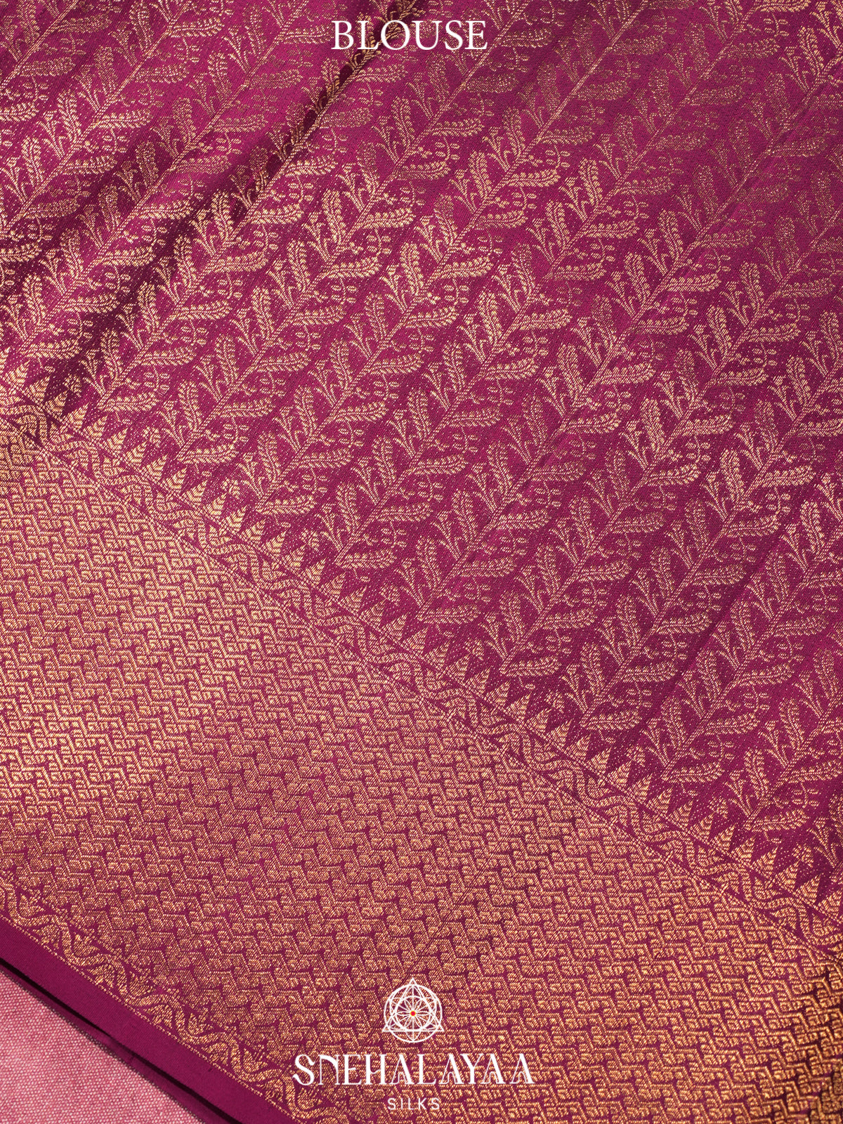 Magenta Kanjivaram Silk Saree