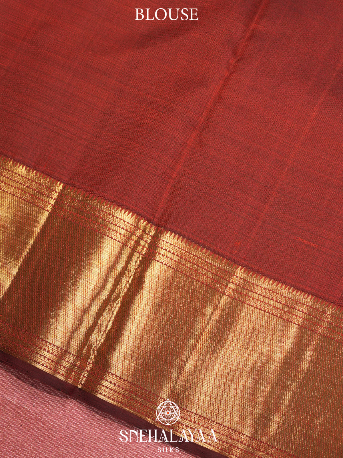Maroon Kanjivaram Silk Saree