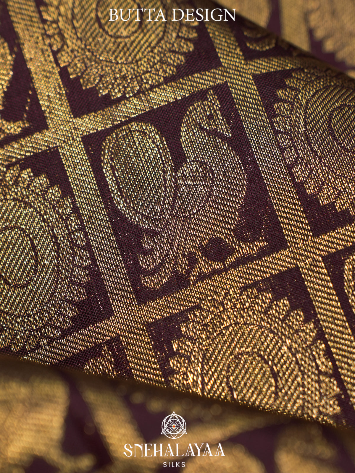 Burgundy Kanjivaram Silk Saree