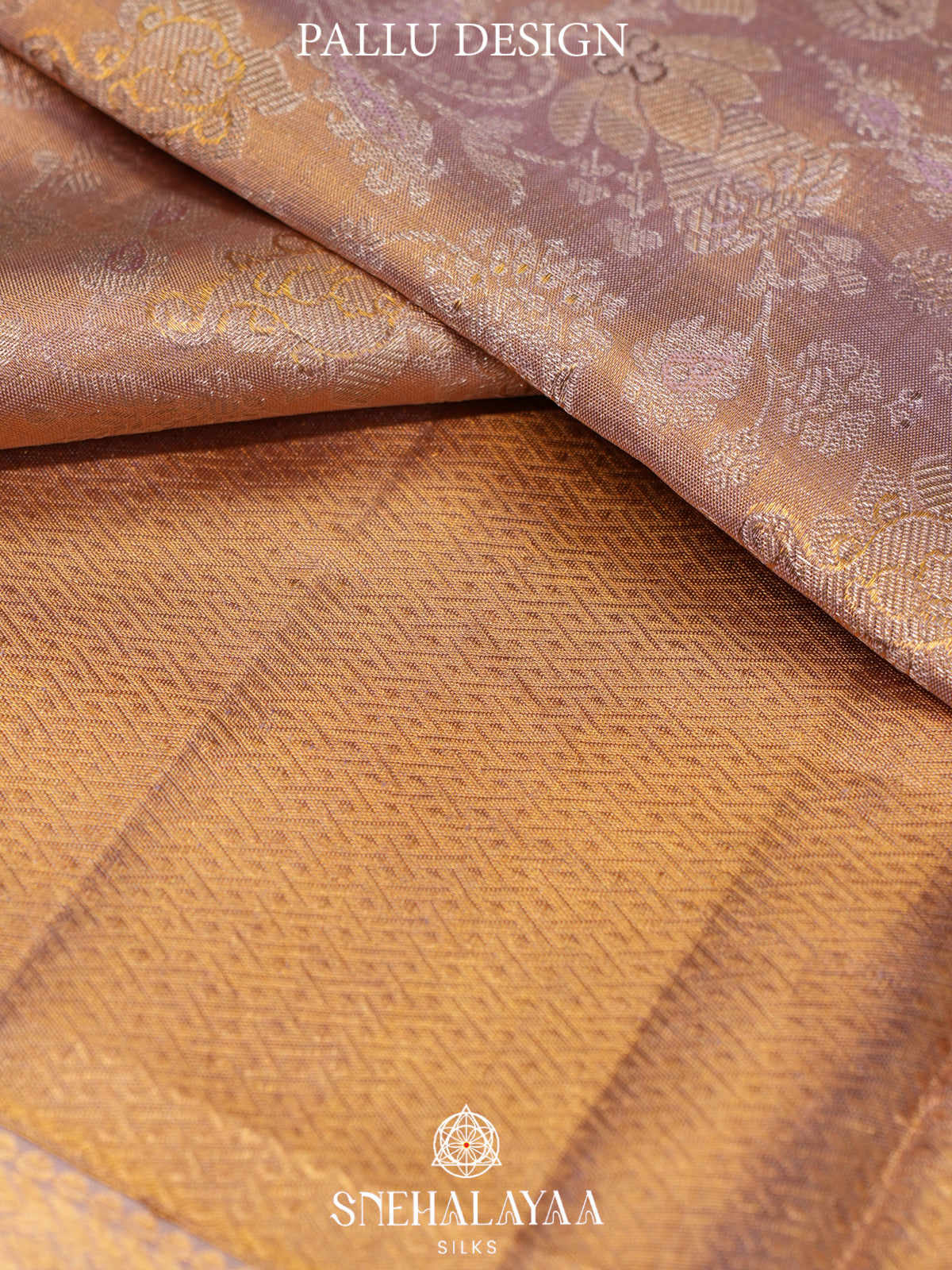 Rose Pink Tissue Kanjivaram Silk Saree