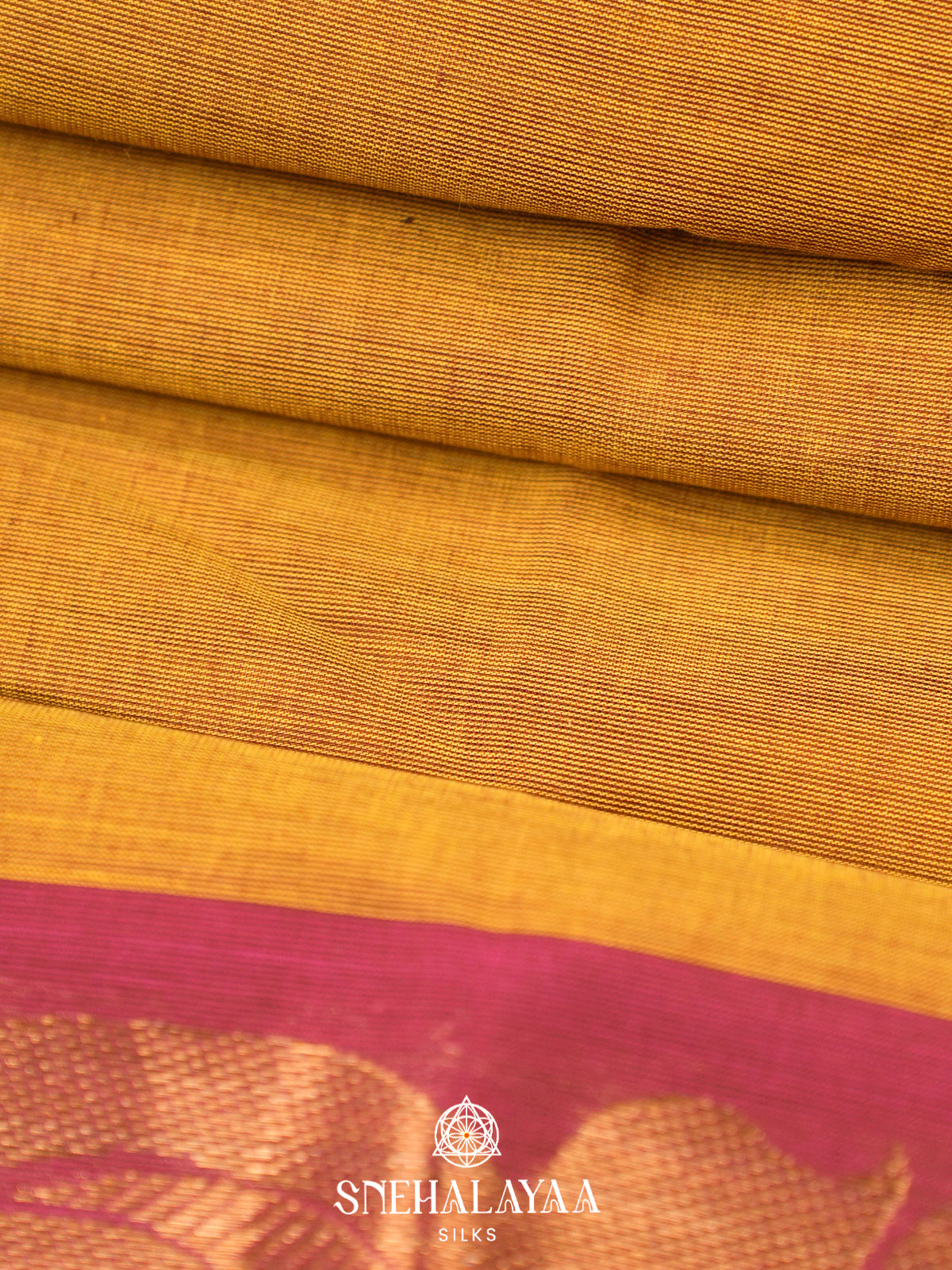 Mango Yellow Chettinad Cotton Saree