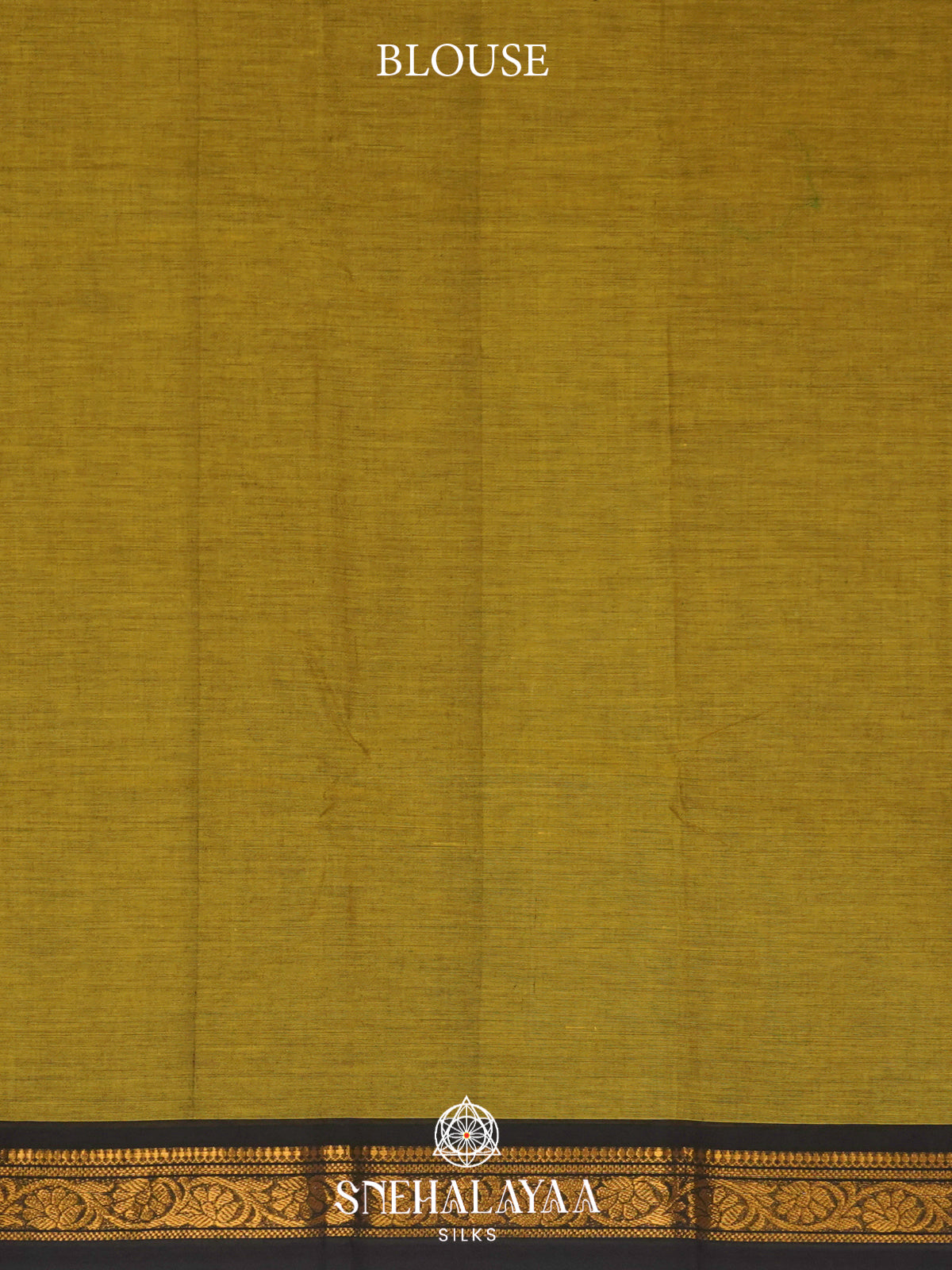 Olive Green Chettinad Cotton Saree