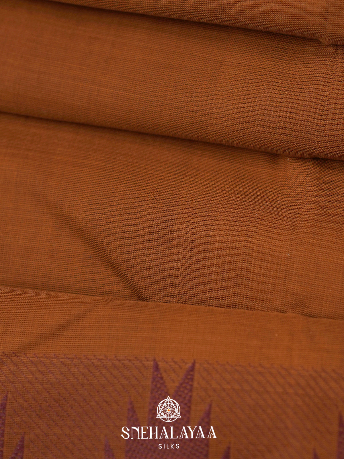 Brown Chettinad Cotton Saree